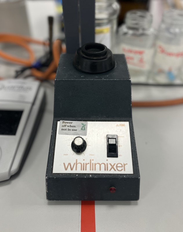 Figure 3: MGL label on lab equipment